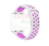 Pulseira de Borracha Branco com Lilas Apple Watch 42mm / 44mm na internet