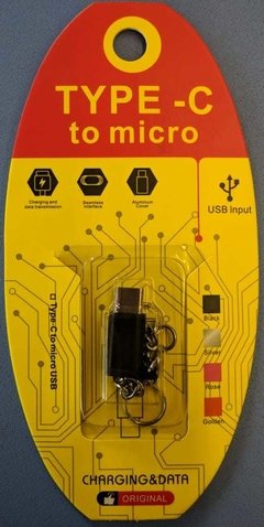 Adaptador OTG Micro USB x USB Tipo C