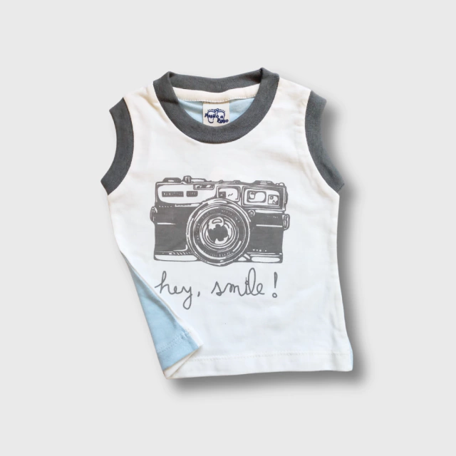Musculosa mini Smile de Pasito a paso