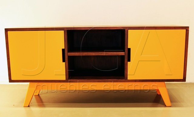 Mueble Bajo Escaninavo 130x35x60
