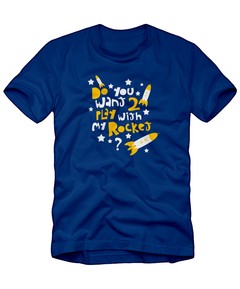 CAMISETA AZUL DO 2 PLAY ROCKET