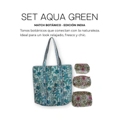 Combo Regalo Día de la Madre — Tote Bag + Set de 3 Neceseres India Matelassé en internet