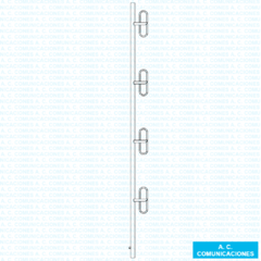 Suma 4 Dipolos UHF 400-512 Mhz. Cerrados