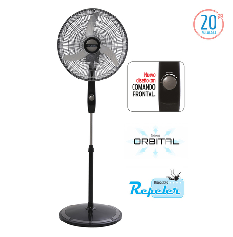 Ventilador de pie 20 pulgadas, comando frontal - Liliana- Modelo; VPC20B Código: 16003