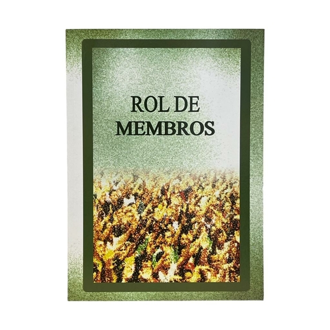 livro rol de membros para igrejas