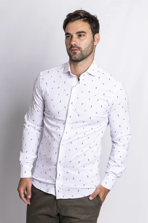 Camisa Estampada Elastizada 1222450 - comprar online