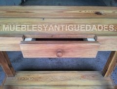 Aparador de 2 planos con cajón en pinotea (AP205A) - Muebles y Antiguedades - Argentina