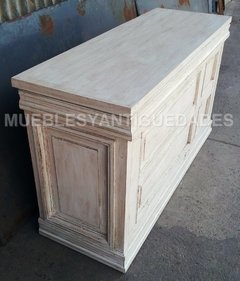 Barra mostrador pulpería madera puertas recicladas (BA102M) - comprar online
