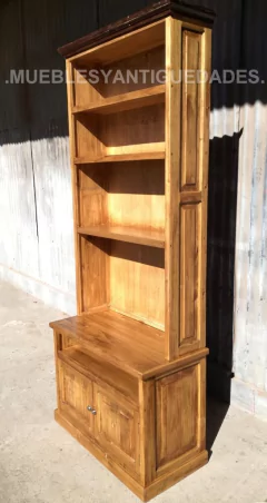 Biblioteca modular mueble de arrime estilo inglés con alzada (BI101A) en internet