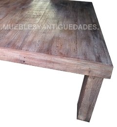 Mesa ratona en pinotea efecto añejo patinada (MR106M) en internet