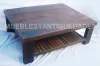Mesa ratona en pinotea con estante revistero (MR109A)