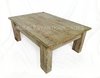 Mesa ratona en pinotea reciclada aspecto añejo pátina gris (MR109M)