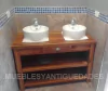 Vanitory de 3 planos con cajón en pinotea (VA104M)