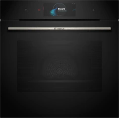 Horno Eléctrico Empotrable Bosch Serie 8 HRG7784B1 Vapor 71 Litros Negro
