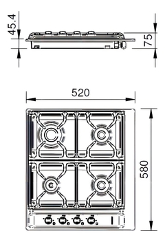 Combo Longvie Horno H1900XF y Anafe A6600XF Acero Inoxidable - tienda online