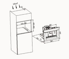 Cafetera Eléctrica Vondom Empotrable Con Pantalla TFT & WIFI - 60 cm CM18HIBS - tienda online