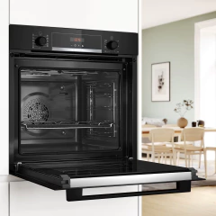 HORNO BOSCH ELECTRICO HBA574BB3 PIROLITO HIDROLITICO 60CM NEGRO en internet