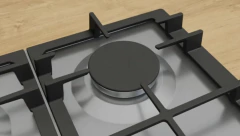 Anafe Bosch Gas natural Serie 6 75 Cm PCS7A5I90 - comprar online