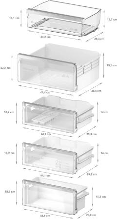Imagen de Frigorífico Combi Integrable Bosch Serie 4 KIN96VFD0 No Frost 289 L