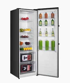 Heladera Vondom combinable Inverter No Frost Acero Inoxidable negro 388 L - HEL388 - cocinasonline