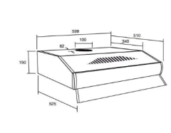 Purificador Spar BIOS 3761B00 Negro 60 cm 1 Motor - comprar online