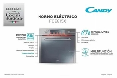 Horno Eléctrico Candy Fce815x/e 68 Lts 2100 W Luz 33702222 - comprar online