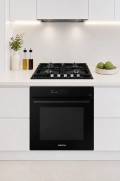 Combo Samsung Horno Eléctrico Dual Cook NV7B5645TAK + Anafe a Gas 4 Hornallas NA64H3000AK en internet