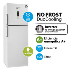 Heladera Koh-i-noor Inverter No Frost 409l Khd42di/9 Blanca - comprar online