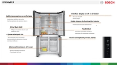 HELADERA BOSCH MULTIPUERTA KFN96VPEA en internet