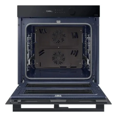 Combo Horno Eléctrico Samsung Bespoke Dual Cook Flex 76 L NV7B5745TAK + Anafe a Gas Samsung Negro 4 Hornallas NA64H3000AK