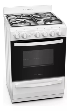 Cocina A Gas Ormay Modelo Tempo Color Blanco 57.60 Cm - comprar online