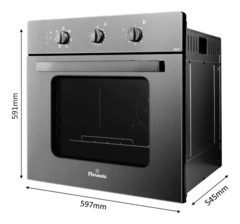 Horno Empotrable Eléctrico Florencia 7857f 63l Negro - comprar online