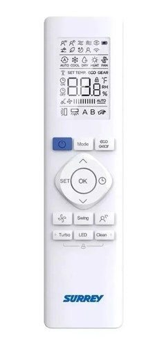 Aire Acondicionado Surrey Split Inverter F/c 4400 Kcal Wifi - 553GIQ1801F - cocinasonline