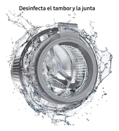 Lavasecarropas Samsung 9.5 / 6 Kg Ecobubble Wd4000t Blanco - WD95A4453BWUB - cocinasonline