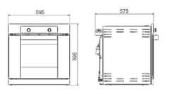 Imagen de Combo Longvie Horno H1500XF y Anafe A6600RXF Acero Inoxidable