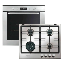 Combo Whirlpool Horno Elect Akzm756 + Anafe Gas Wgma6422ix - comprar online