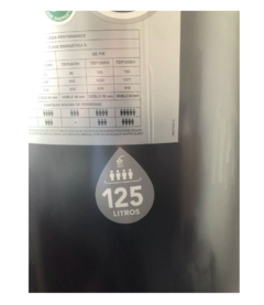 Termotanque Eléctrico Rheem Aee Tep125rh Gris Oscuro 125l - comprar online