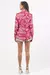 Blusa manga longa de viscose estampada - comprar online