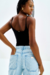 Blusa em Malha Brilho com Argola Alças na internet
