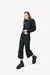 Jaqueta cropped em jeans black - Loja Labyrinth