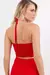 Macacão frente única de viscose - comprar online