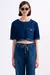 T-shirt cropped jeans moletom