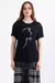 T-shirt manga curta bordada em viscolycra - comprar online