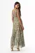 Vestido longo de tule estampado - comprar online