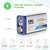 Bateria Recargable De 9v Ni-mh Ebl Ln-8161 - 600mah - tienda online