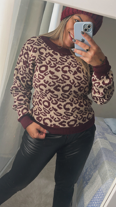 Tricot Animal print - loja online