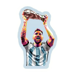 CAJA STICKERS MARADONA/MESSI/CR7 x 25 (unidades) - comprar en línea