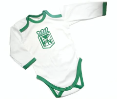 BODY PARA BEBÉ MANGA LARGA ATLÉTICO NACIONAL