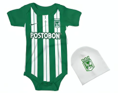BODY PARA BEBÉ ATLÉTICO NACIONAL + GORRO