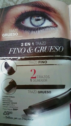 Delineador doble uso. Retractil. Sensacion cremosa. - comprar online